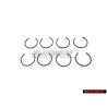 8x VW Originale Anello Di Sicurezza - N 0122731