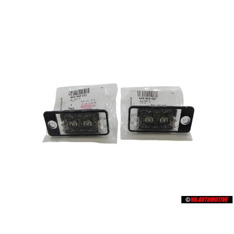 SET Per VW Audi Luci Targa LED Sinistra & Destra