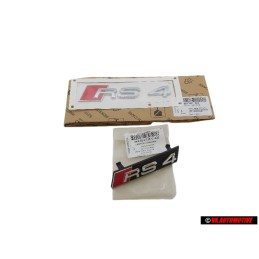Audi Originale SET Logo Emblema Scritta Fronte & Posteriore - RS4 B8 (8K)