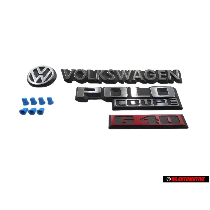 SET Per VW Polo 2 Coupe 86C G40 Posteriore Scritta