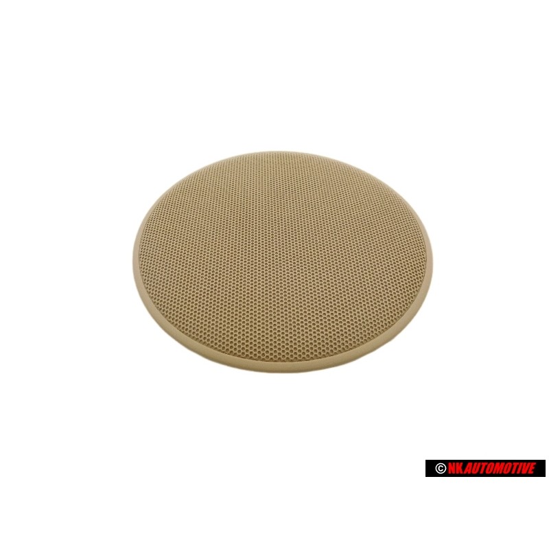 VW Originale Mascherina Altoparlante Finta Beige Chiaro - 3B0868645 Q70