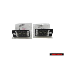 SET Per VW Audi Luci Targa LED Sinistra & Destra
