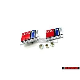 Audi Originale SET Logo Emblema Scritta Fronte Posteriore - RS2
