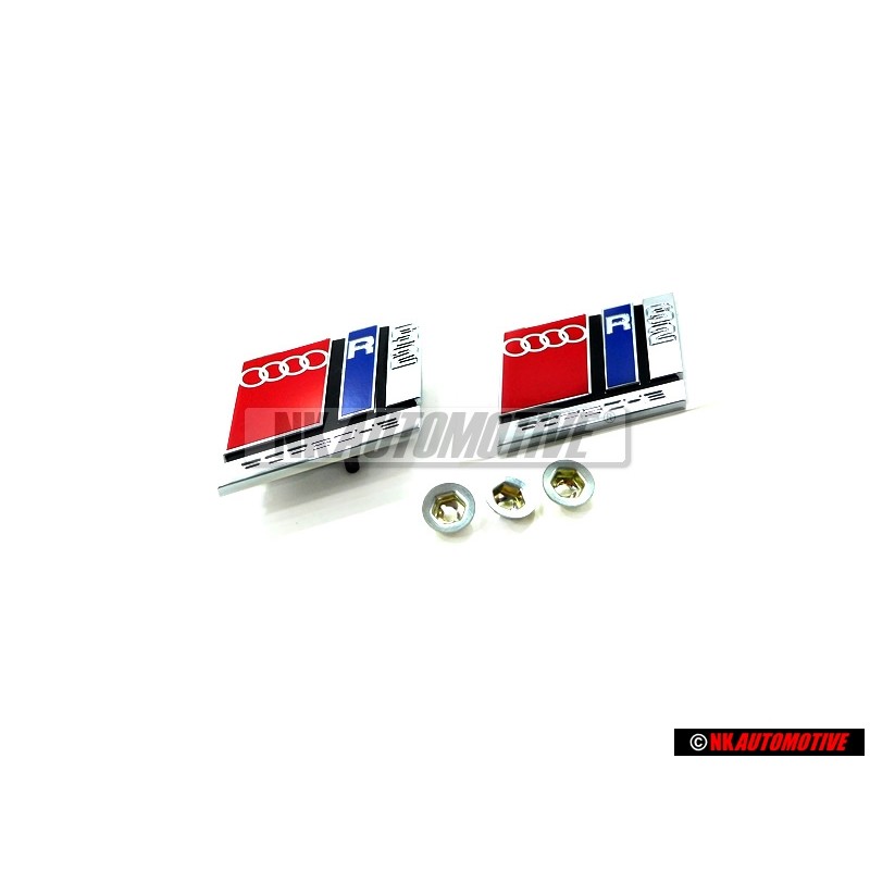 Audi Originale SET Logo Emblema Scritta Fronte Posteriore - RS2