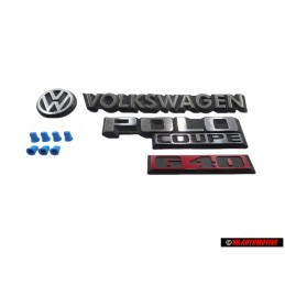 SET Per VW Polo 2 Coupe 86C G40 Posteriore Scritta