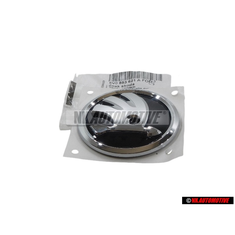 Skoda Originale Posteriore Logo Emblema Simbolo - 6V0853621A FOD