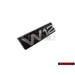 Audi Originale W12 Fronte Logo Emblema Scritta - 4E0853738A 2ZZ