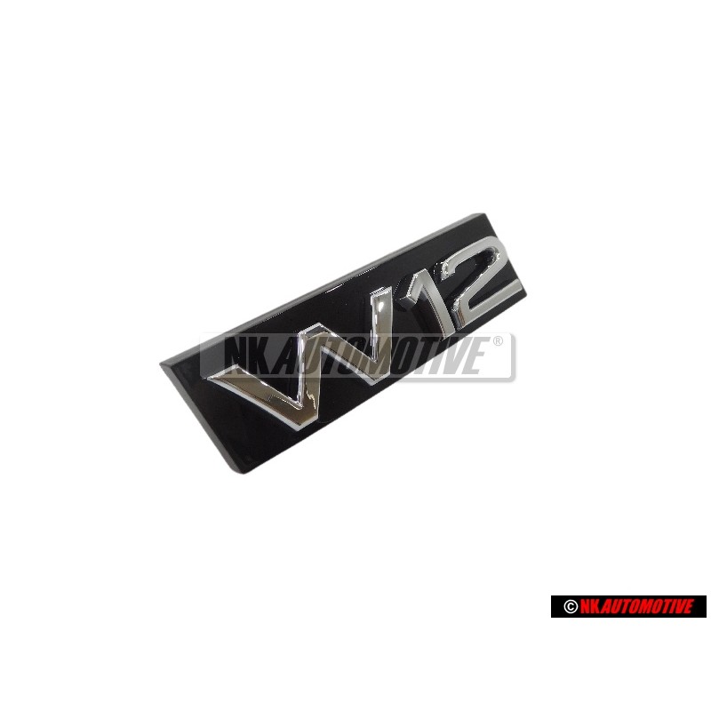 Audi Originale W12 Fronte Logo Emblema Scritta - 4E0853738A 2ZZ
