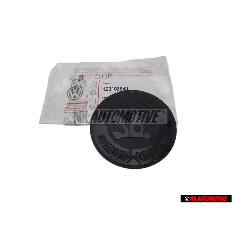 Skoda Originale Coperchio Motore Logo Emblema Simbolo - 1Z0103940
