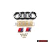 ULTIMA SET Per Audi RS2 Logo Emblema Scritta Fronte Posteriore