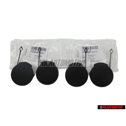 Audi A2 Originale SET Cappuccio Di Copertura Sinistra e Destra Nero