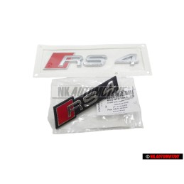 Audi Originale SET Logo Emblema Scritta Fronte & Posteriore - RS4 B9 (8W)
