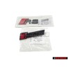 Audi Originale SET Logo Emblema Scritta Fronte & Posteriore Nero - RS4 B9 (8W)
