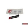 Audi Originale SET Logo Emblema Scritta Fronte & Posteriore - RS6 C6 (4F)