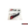 Audi Originale SET Logo Emblema Scritta Fronte & Posteriore Nero - RS3 FL (8V)
