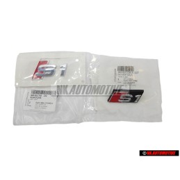 Audi Originale SET Logo Emblema Scritta Fronte & Posteriore - S1 (8X)