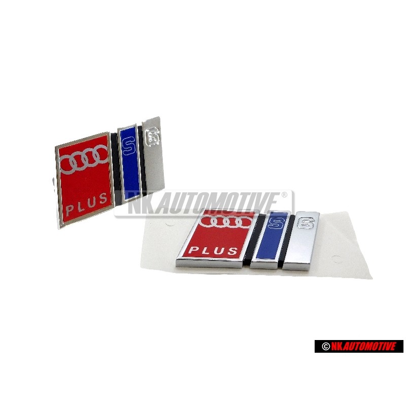 Audi Originale SET Logo Emblema Scritta Fronte & Posteriore - S6 PLUS C4 (4A)