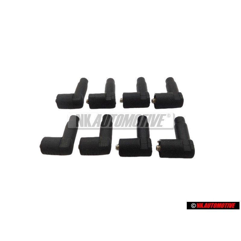 8x VW Originale Attacco Antidisturbo Per Cavi Accensione - 036035281A