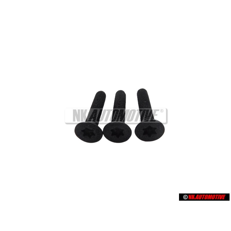 3x VW Originale Vite Testa Svasata - N 0142122