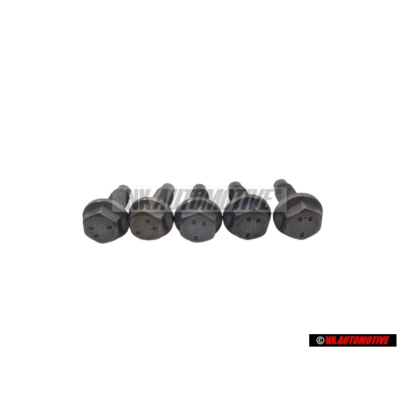 5x VW Originale Vite A Testa Esagonale - N 10143003