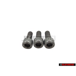 3x VW Originale Vite Cilindrica Con Testa Esagonale Interna - N 01470213