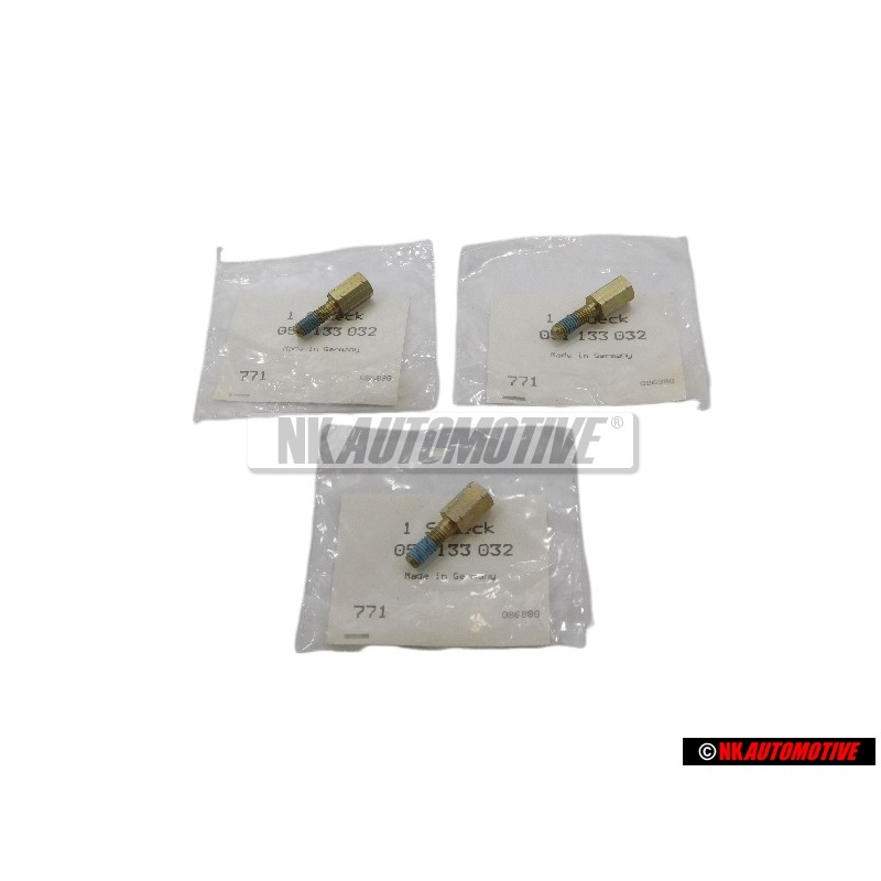 3x VW Originale Raccordo Filettato - 051133032
