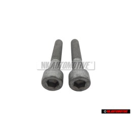 2x VW Originale Vite Cilindrica Con Testa Esagonale Interna - N 0147591