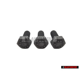 3x VW Originale Vite A Testa Esagonale - N 01023929
