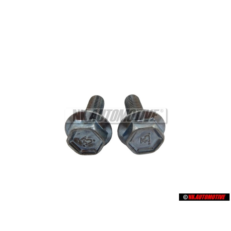 2x VW Originale Vite Testa Esag. Con Collare, Autobloccante - N 0143441