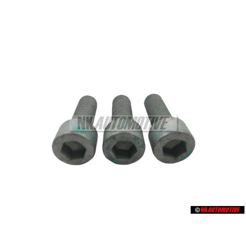 3x VW Originale Vite Cilindrica Con Testa Esagonale Interna - N 0147236