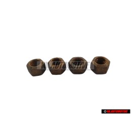4x VW Originale Dado Esagonale, Autobloccante - N 90085001