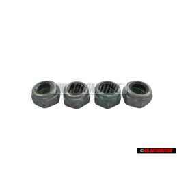 4x VW Originale Dado Esagonale, Autobloccante - N 01118312