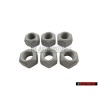 6x VW Originale Dado Esagonale, Autobloccante - N 10209009