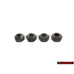 4x VW Originale Dado Esagonale, Autobloccante - N 02214812