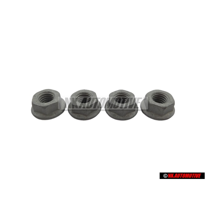 4x VW Originale Dado Flangiato Esagonale - N 01508315