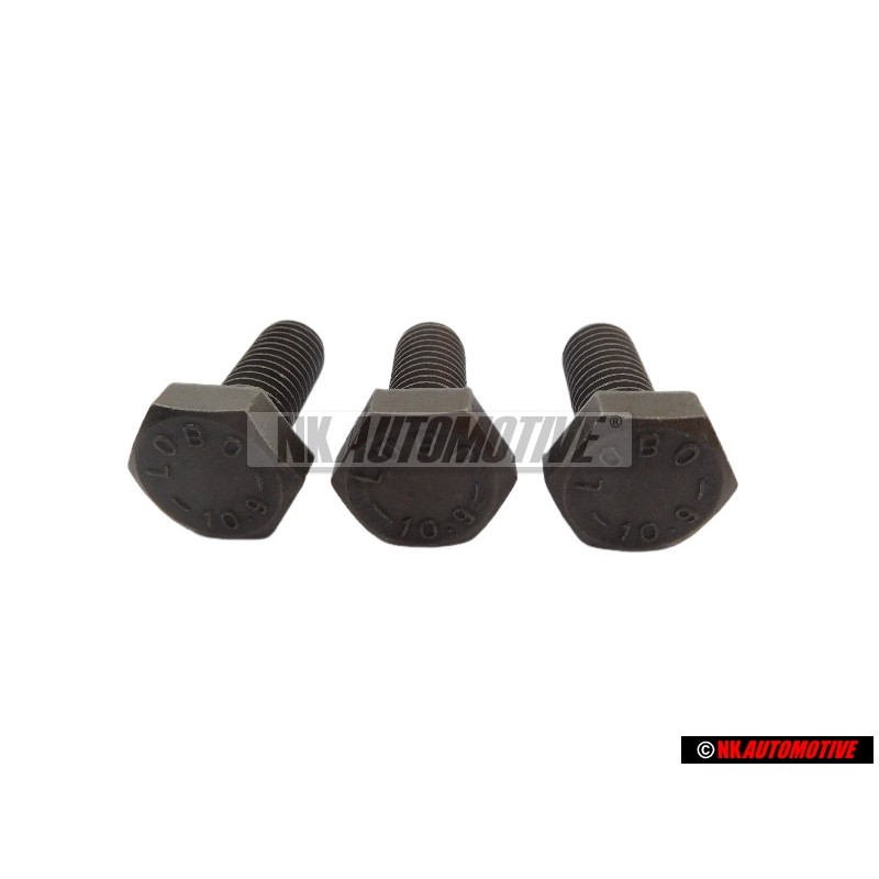 3x VW Originale Vite A Testa Esagonale - N 01025414