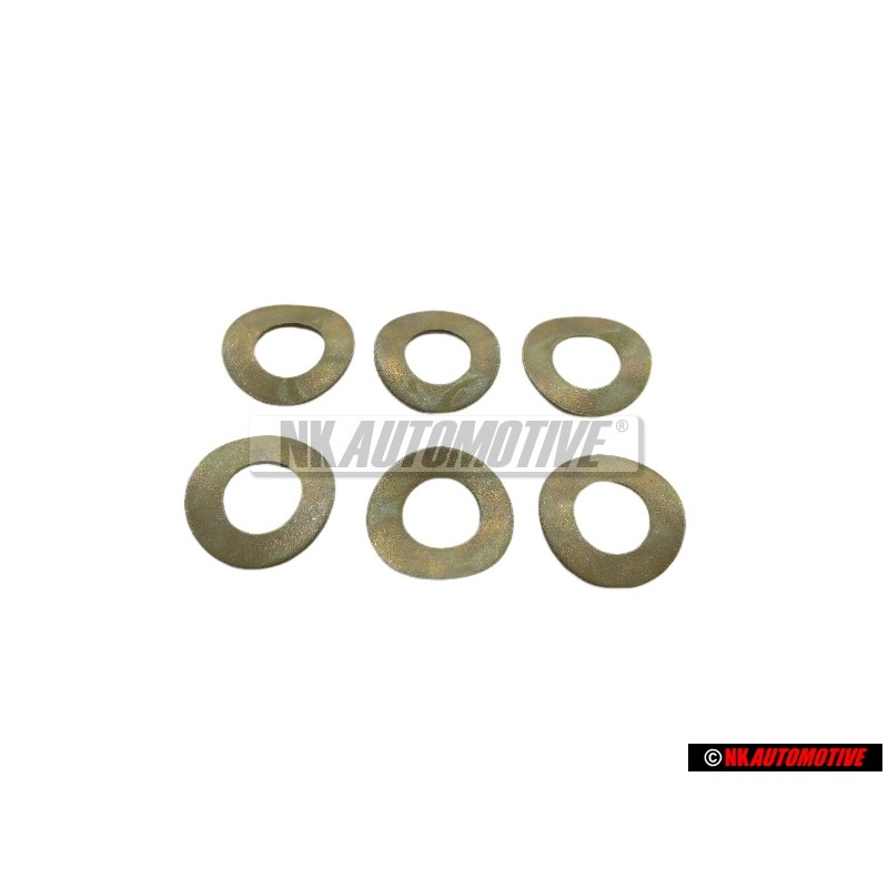 6x VW Originale Rondella Elastica - N 0122283