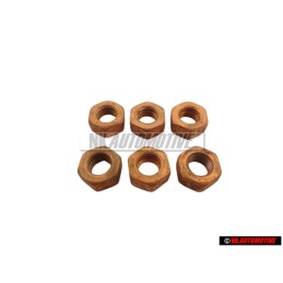 6x VW Originale Dado Esagonale - N 01100822