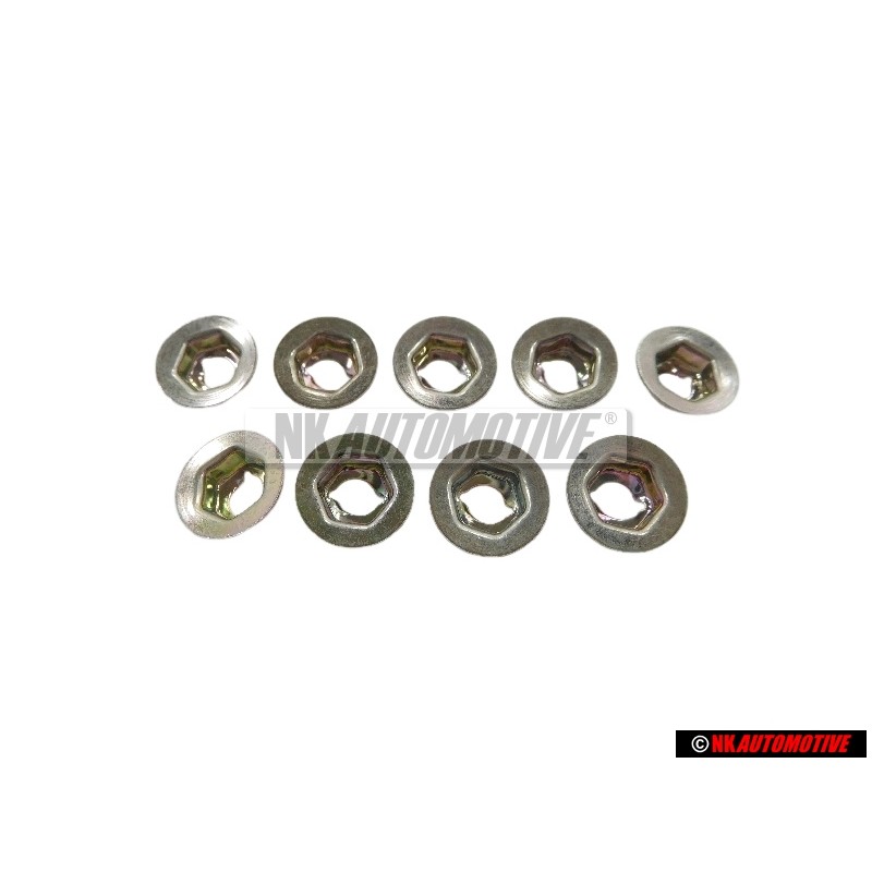 9x VW Originale Dado Autofilettante - N 0386011