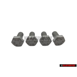 4x VW Originale Vite A Testa Esagonale - N 01023820