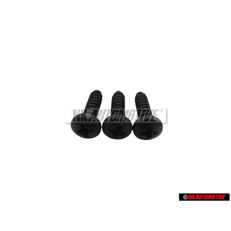 3x VW Originale Vite Lenticolare Lamiera - N 0139649
