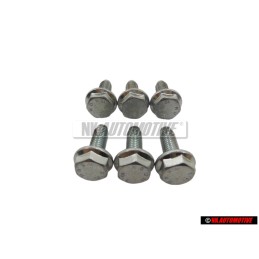 6x VW Originale Vite Testa Esag. 