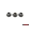 3x VW Originale Dado Flangiato Esagonale - N 10017304