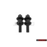 2x VW Originale Supporto Per Copertura Nero Satinato - 191867775A 01C