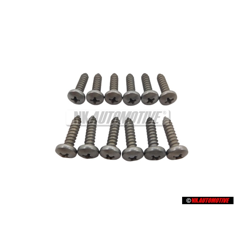 12x VW Originale Vite Lenticolare Lamiera - N 01397520