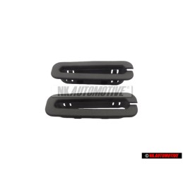 2x VW Originale Mascherina Nero Satinato - 165857849 01C