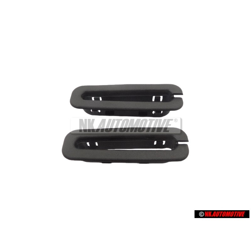 2x VW Originale Mascherina Nero Satinato - 165857849 01C