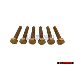 6x VW Originale Vite A Testa Esagonale - N 0102213