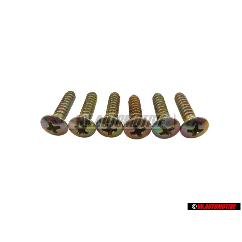 6x VW Originale Vite Lamiera Lent. 