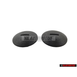 2x VW Originale Bottone Automatico Nero Satinato - 441863987A B41